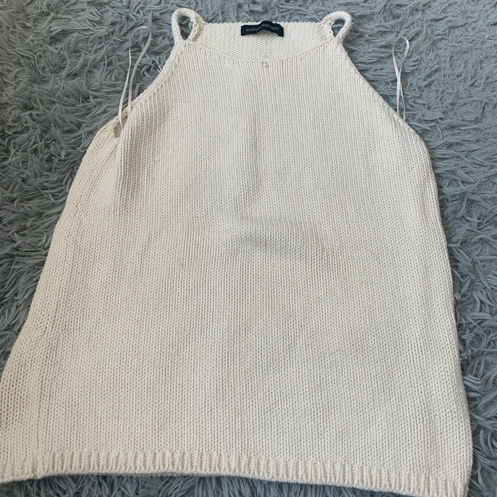 Banana republic knit halter tank top